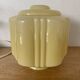 Table Lamp With Globe Thabur Yellow Straw Netherlands 30s-40s