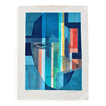 Sacha Chimkevitch original lithograph signed numbered 82/175