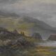 French school, late 19th century Coastal landscape, oil on paper
