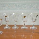 Set of 6 RCR Royal Cristal Rock glasses, Victoria model