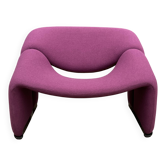 2x Artifort Groovy F598 van Pierre Paulin, Violet, origineel