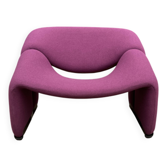 2x Artifort Groovy F598 by Pierre Paulin, Violet, original