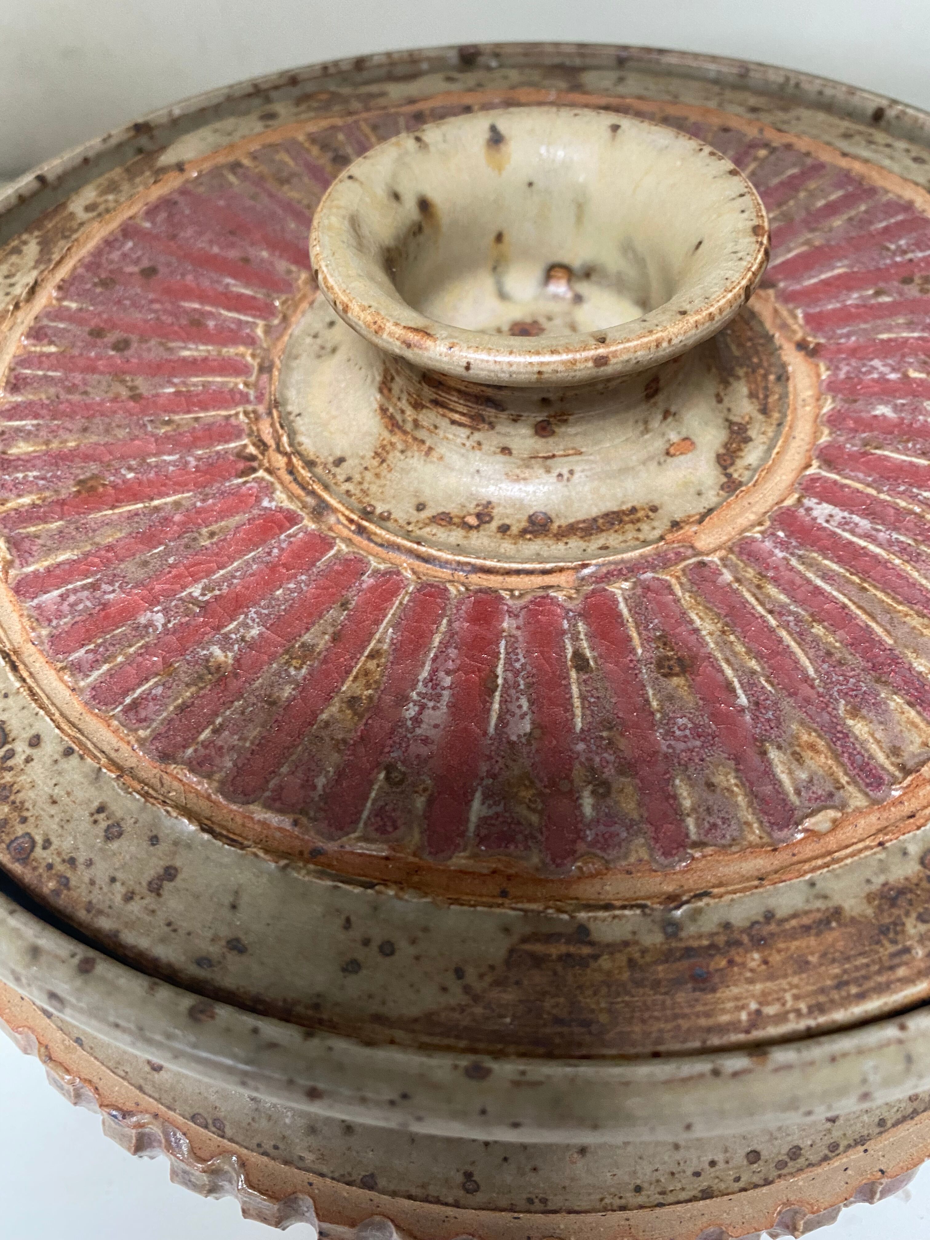 Salad dish in ancient sandstone