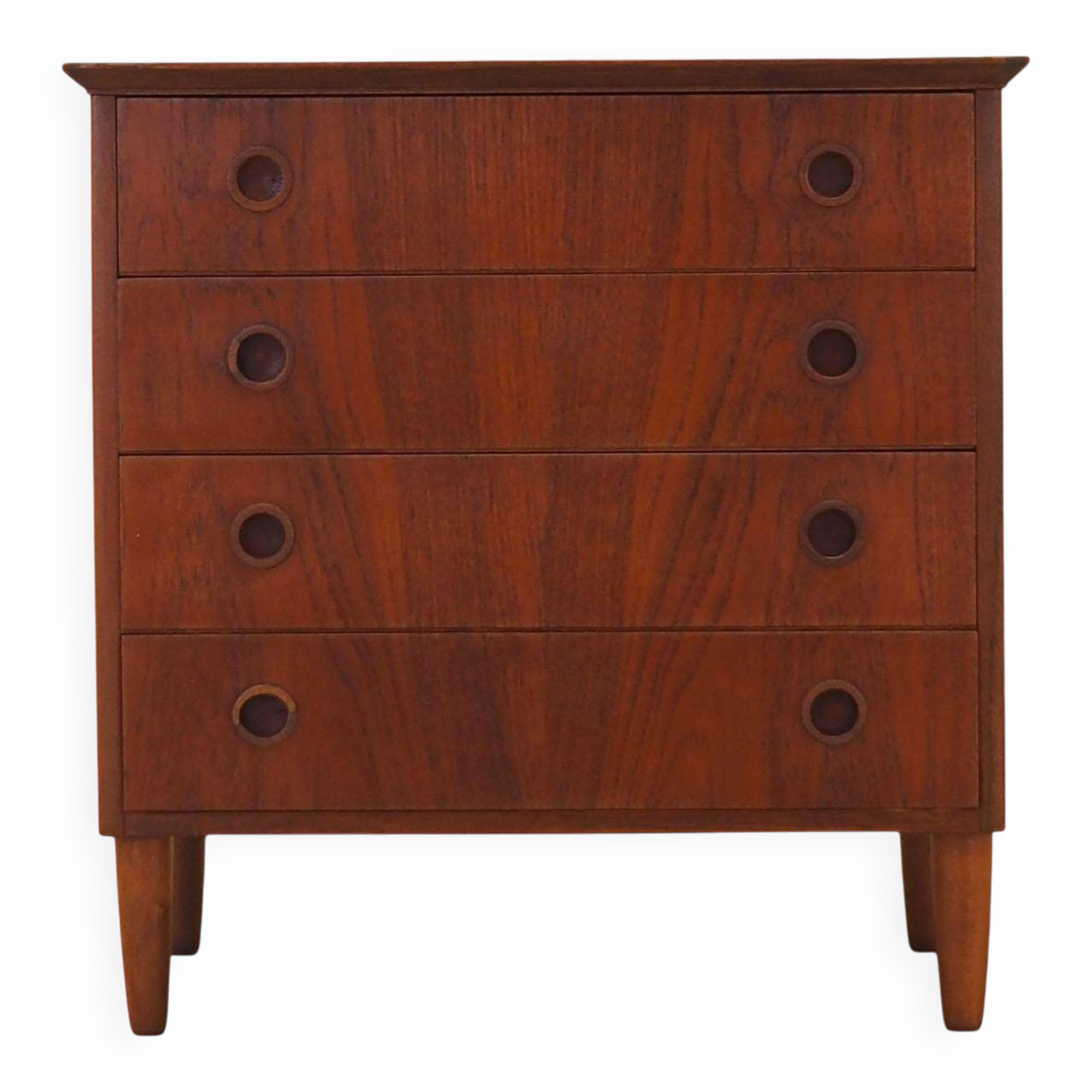Teak chest of drawers, Danish design, 1970s, made in Denmark