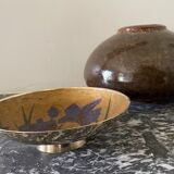 Cloisonné enamel dish 70s