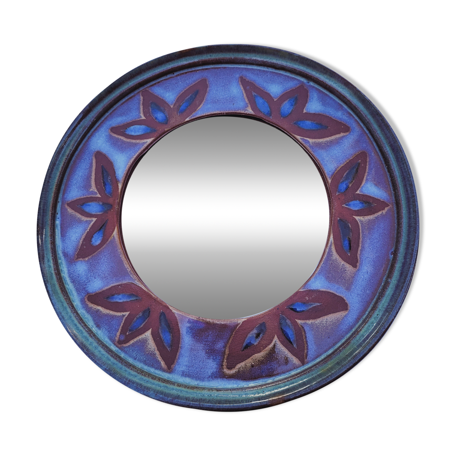 Vintage ceramic mirror dequeker