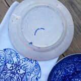 Assiette ancienne bleu profond Villeroy &,Boch