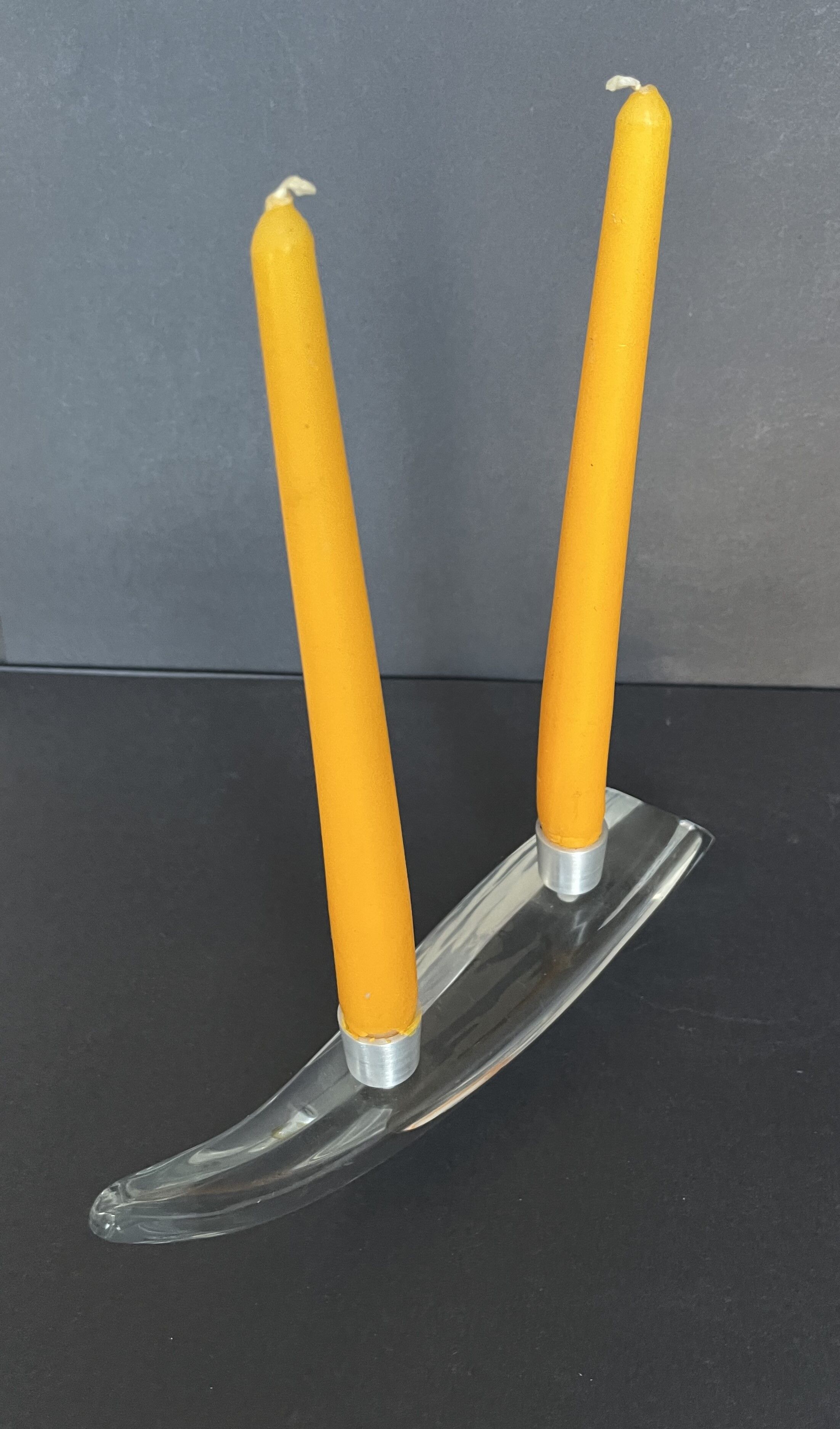 Crystal candle holder