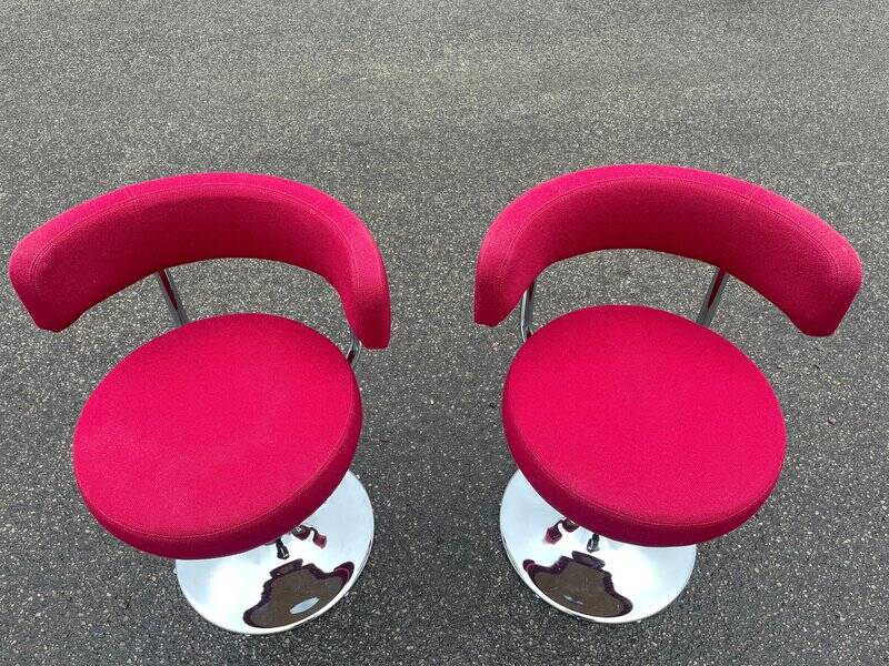 Set of modernist swivel chairs attributed to Börje Johanson for Johanson Design, 1976