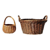 Set of 2 round baskets