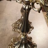Pair of silver candlesticks 800