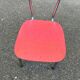 Vintage red Formica & chrome chair — 50s/60s Pop Chic style