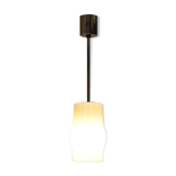 Suspension en verre du milieu du siècle années 1960