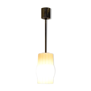 Suspension en verre du milieu du siècle années 1960