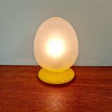 Bubble glass egg table lamp, 1970s