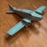 Wooden airplane, 1940s, antique toy
