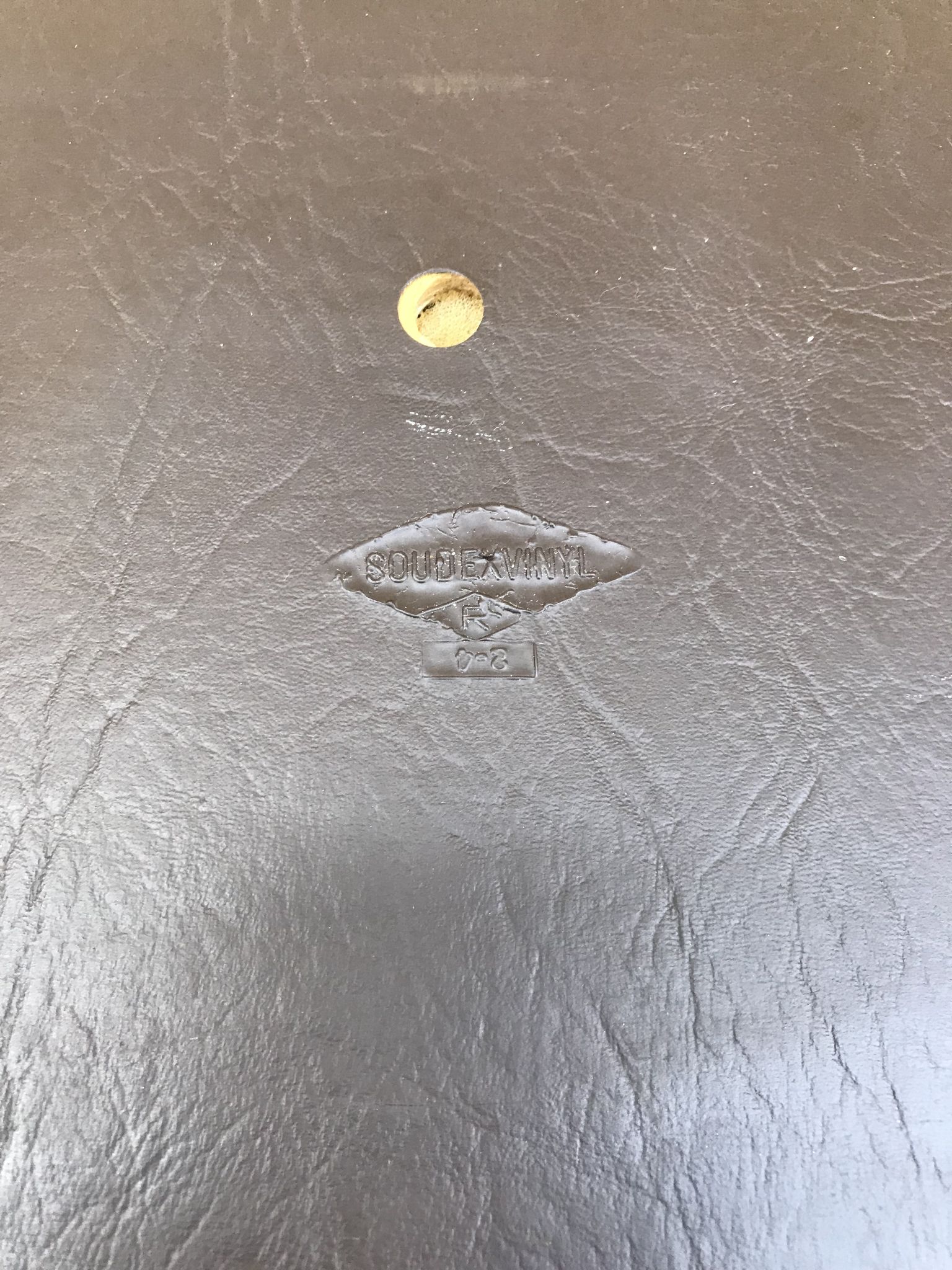 Old Soudexvinyl folding chair 70s