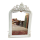 Miroir époque Napoléon III, fronton et cadre décoré