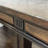 19th century oak draper's table