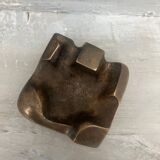 Bronze ashtray by Jacques Lauterbach 1965