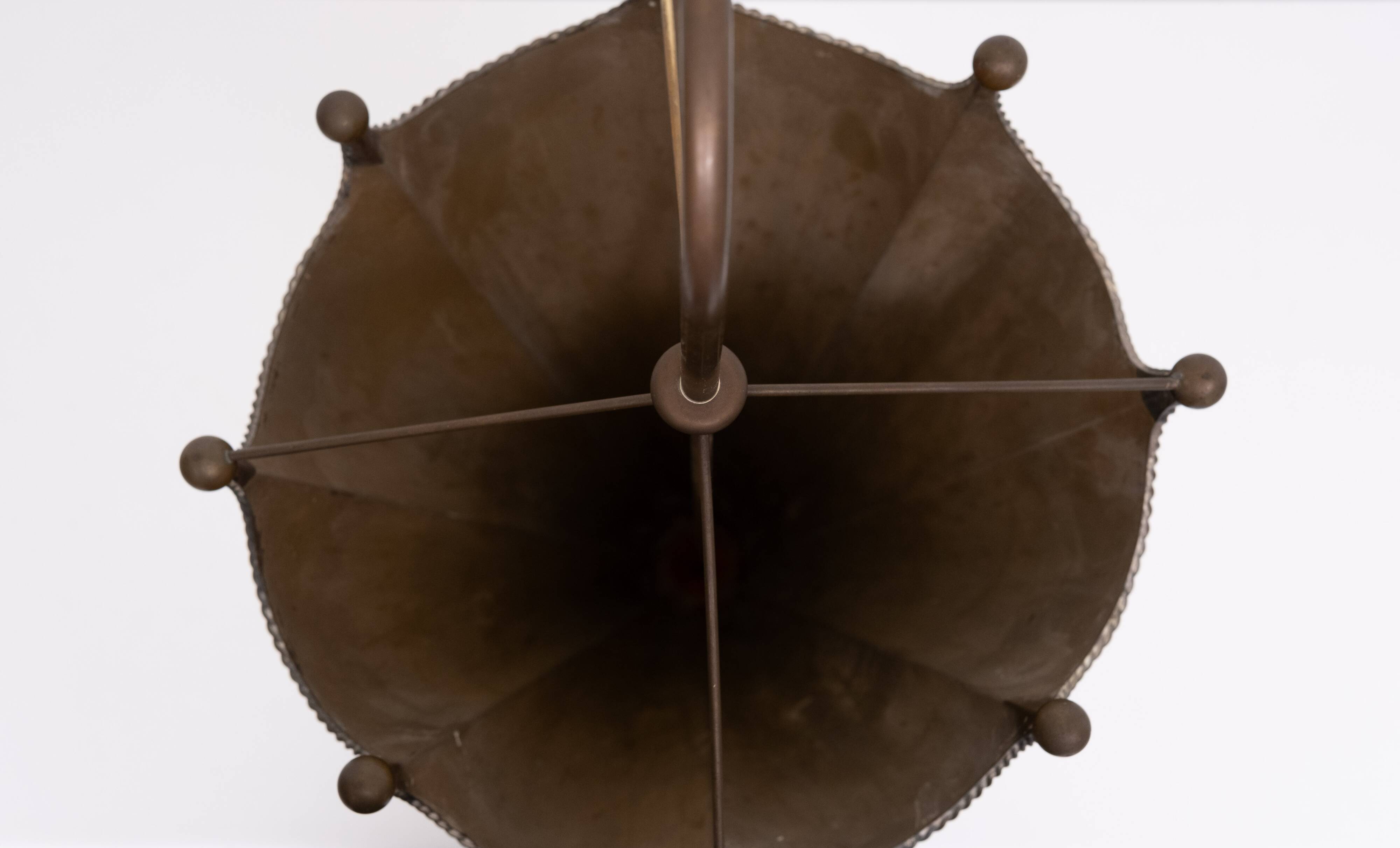 Brass Umbrella Umbrella stand 1950s France