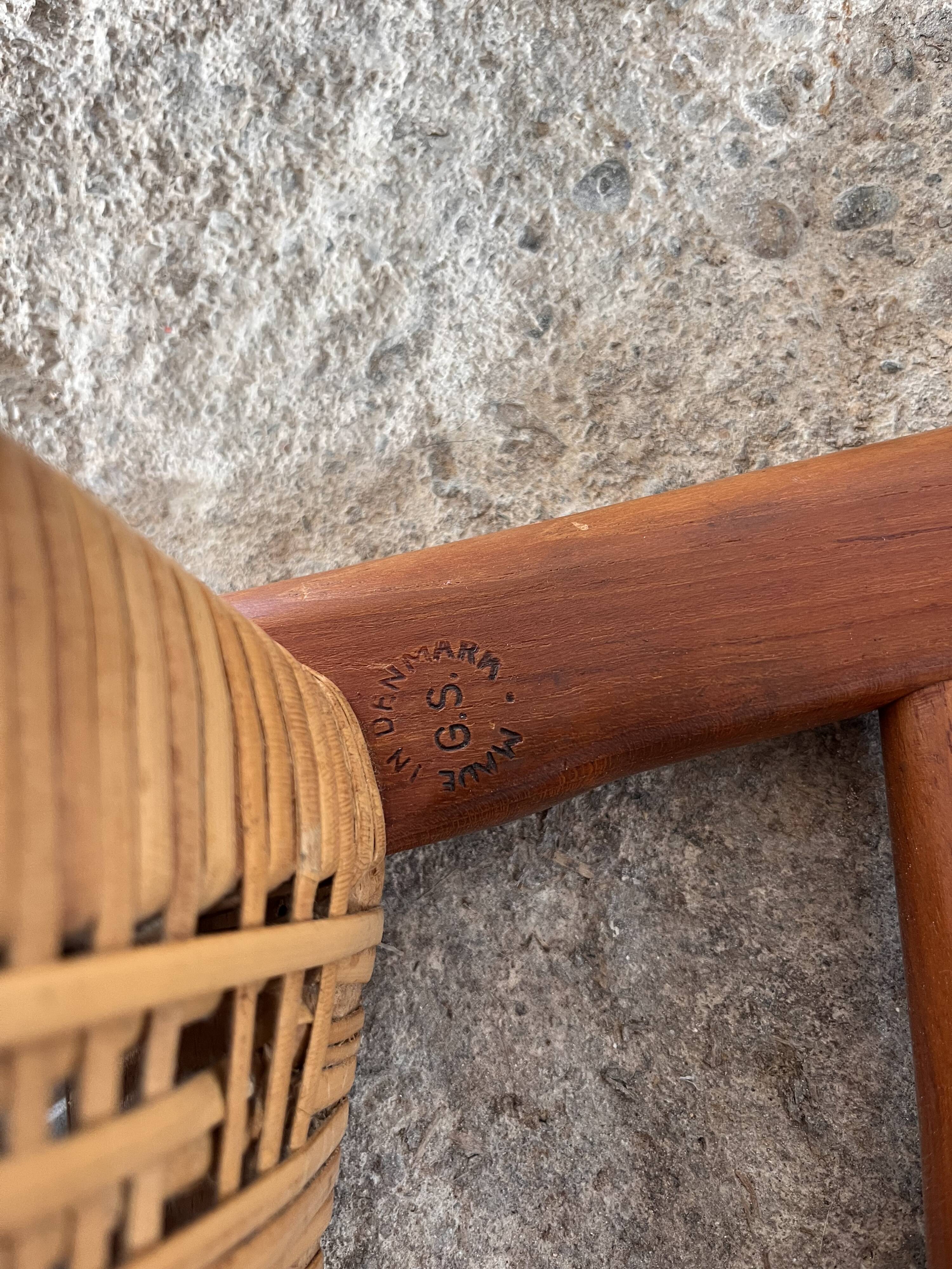 Pair of vintage Danish GS60 chairs by Arne Wahl Iversen