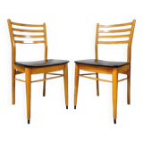Mid-century Danish Design Dining Room Chairs set Black
