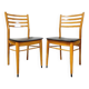 Mid-century Danish Design Dining Room Chairs set Black