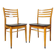 Mid-century Danish Design Dining Room Chairs set Black