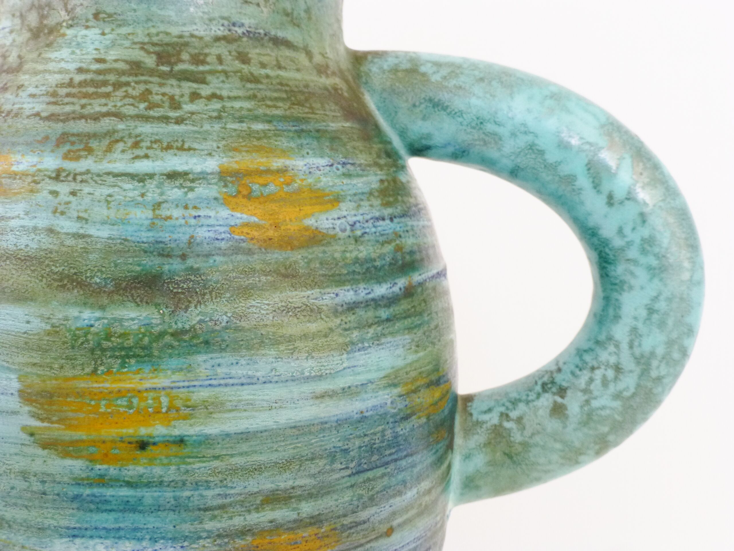 Important pitcher Robert Dupanier in Vallauris vintage 50's 50s ceramic