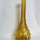 Carafe Empoli Italy Genie bottle in amber glass