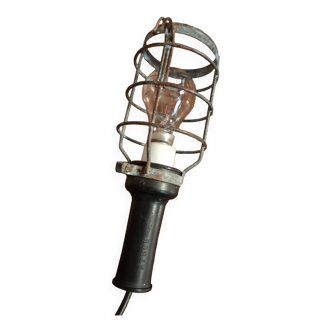 Old Atrow garage portable lamp