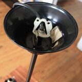 Metal chandelier and glass globes