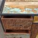 Colorful wooden sideboard