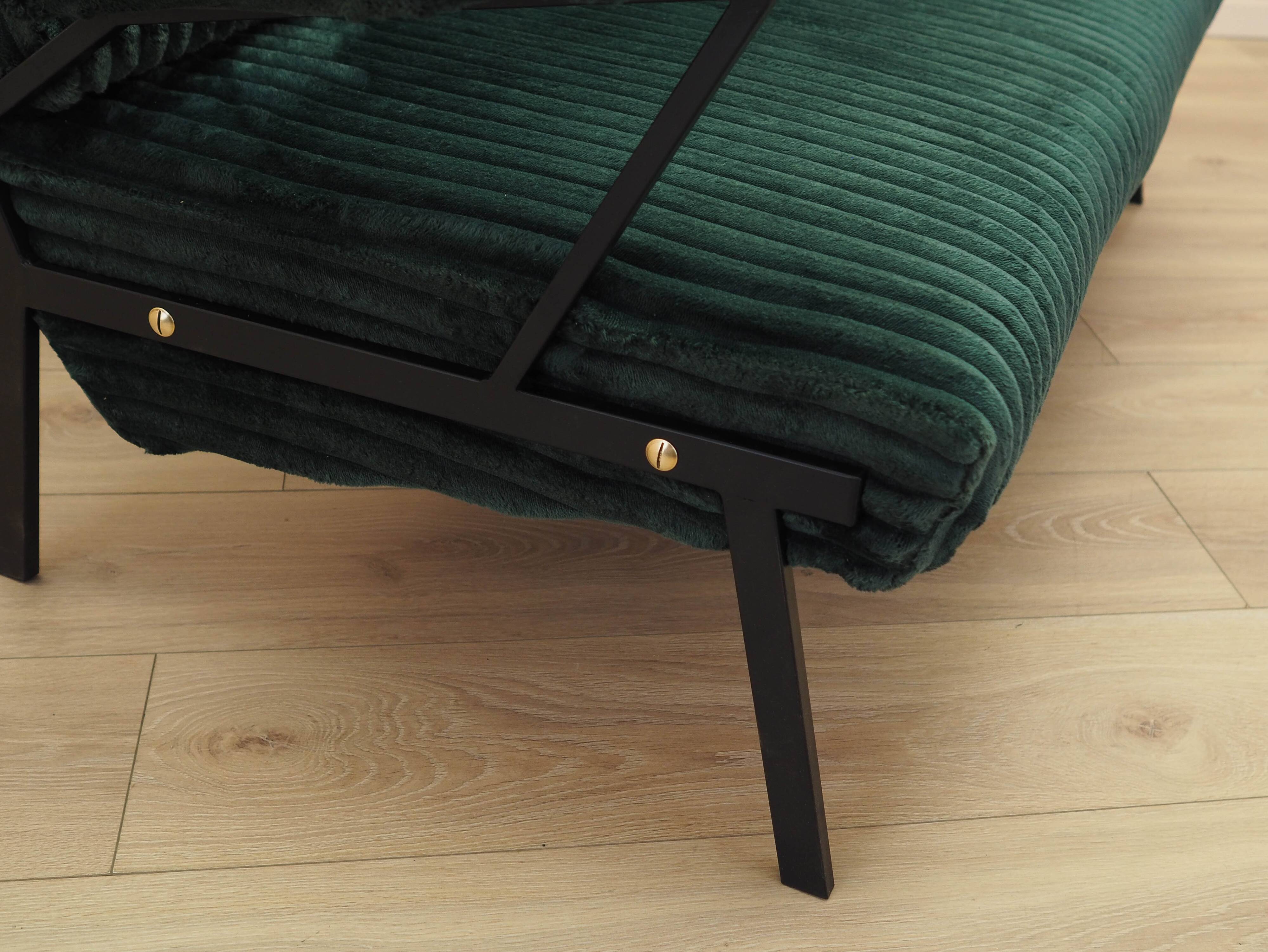 Green sofa, Italian design, 1970s, made in Italy