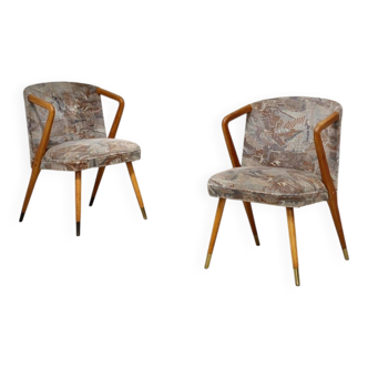 Pair of armchairs / chairs with armrests by Ludvik Volak