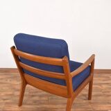 Danish Teak Senator Lounge Chair by Ole Wanscher for Cado, 1960s.