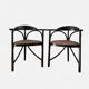 2 x chaise triangle Thonet 91 par Michael Thonet