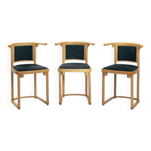 3 chaises style Art Nouveau - josef hoffmann