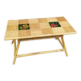 Rattan coffee table