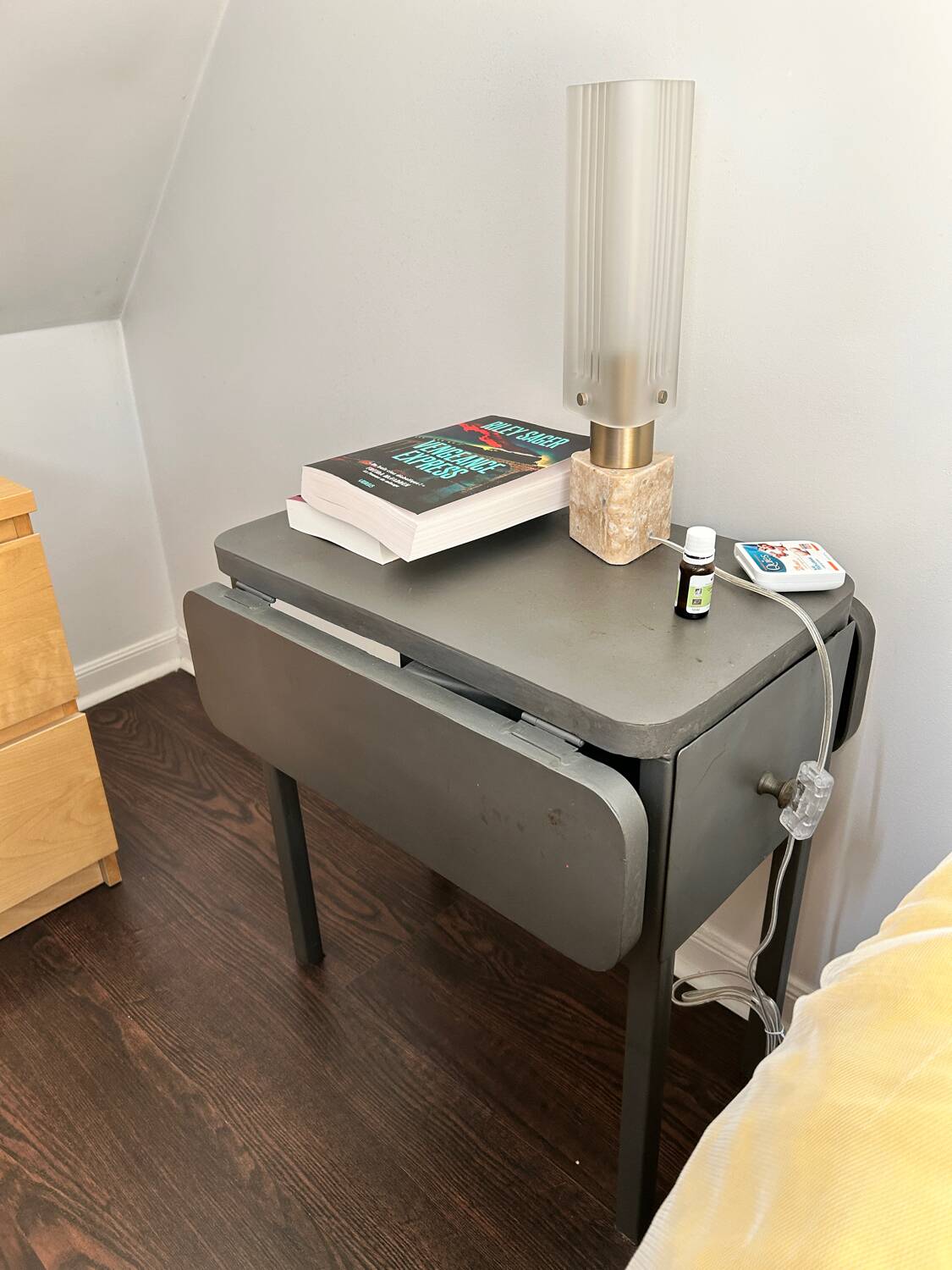 Pair of industrial bedside tables