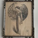 Fashion engraving 1910s- Berthe Bovy