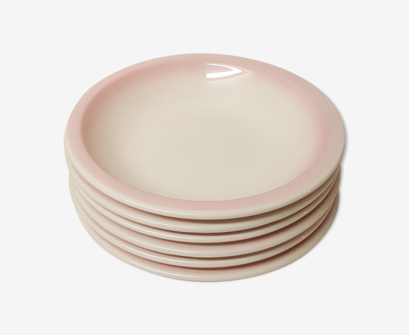 Ensemble de 6 assiettes creuses, fait en Italie, Ceramica CCC.