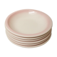 Set of 6 hollow plates, made in Italy, Ceramica CCC.