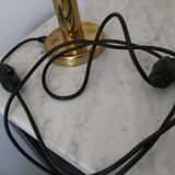 Vintage brass lamp, Deknudt, 1970s-80s