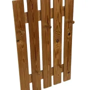 Vintage pine coat rack, 1970s minimalist design