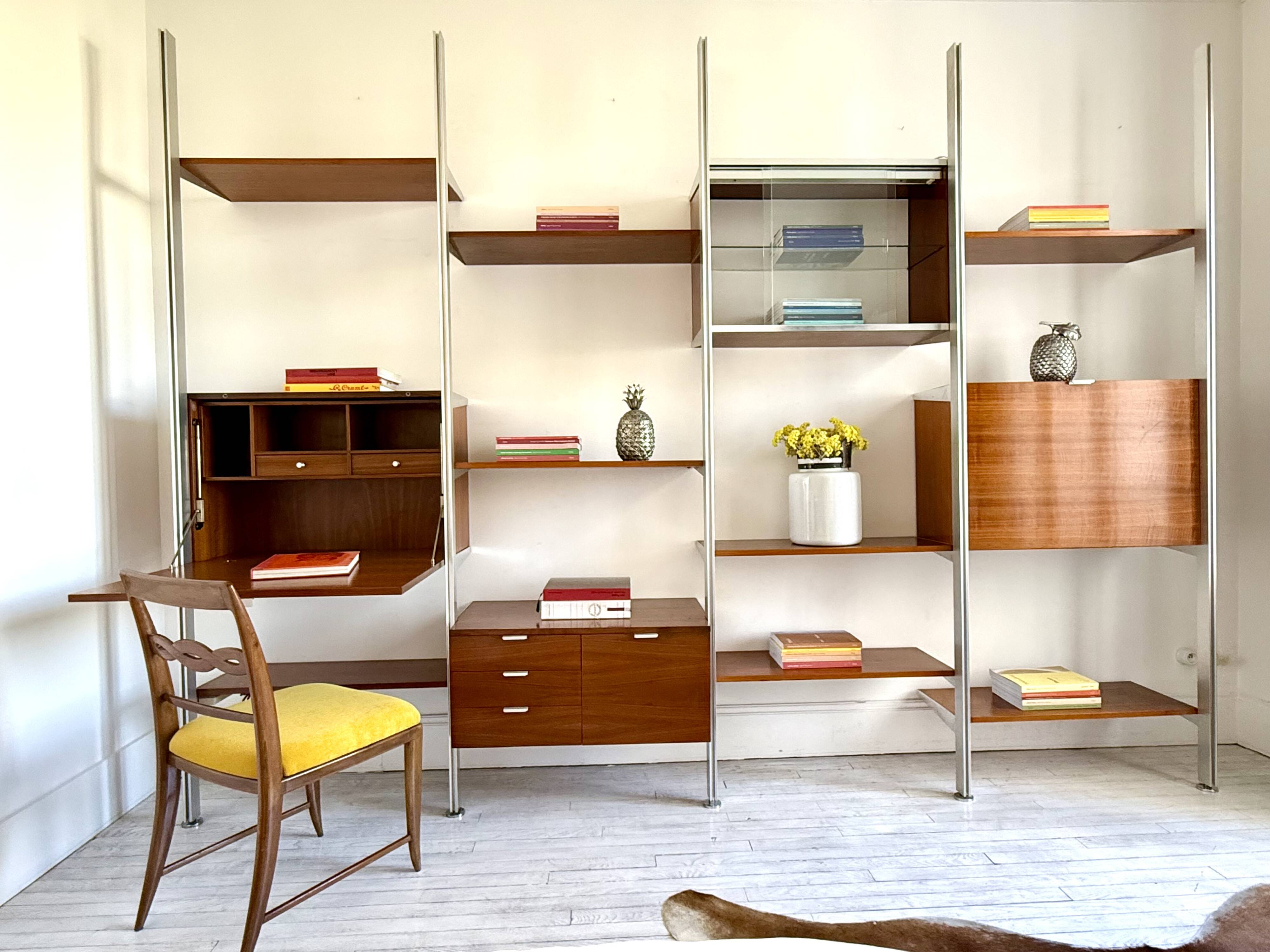 Modular floor library CSS George Nelson by Mobilier International