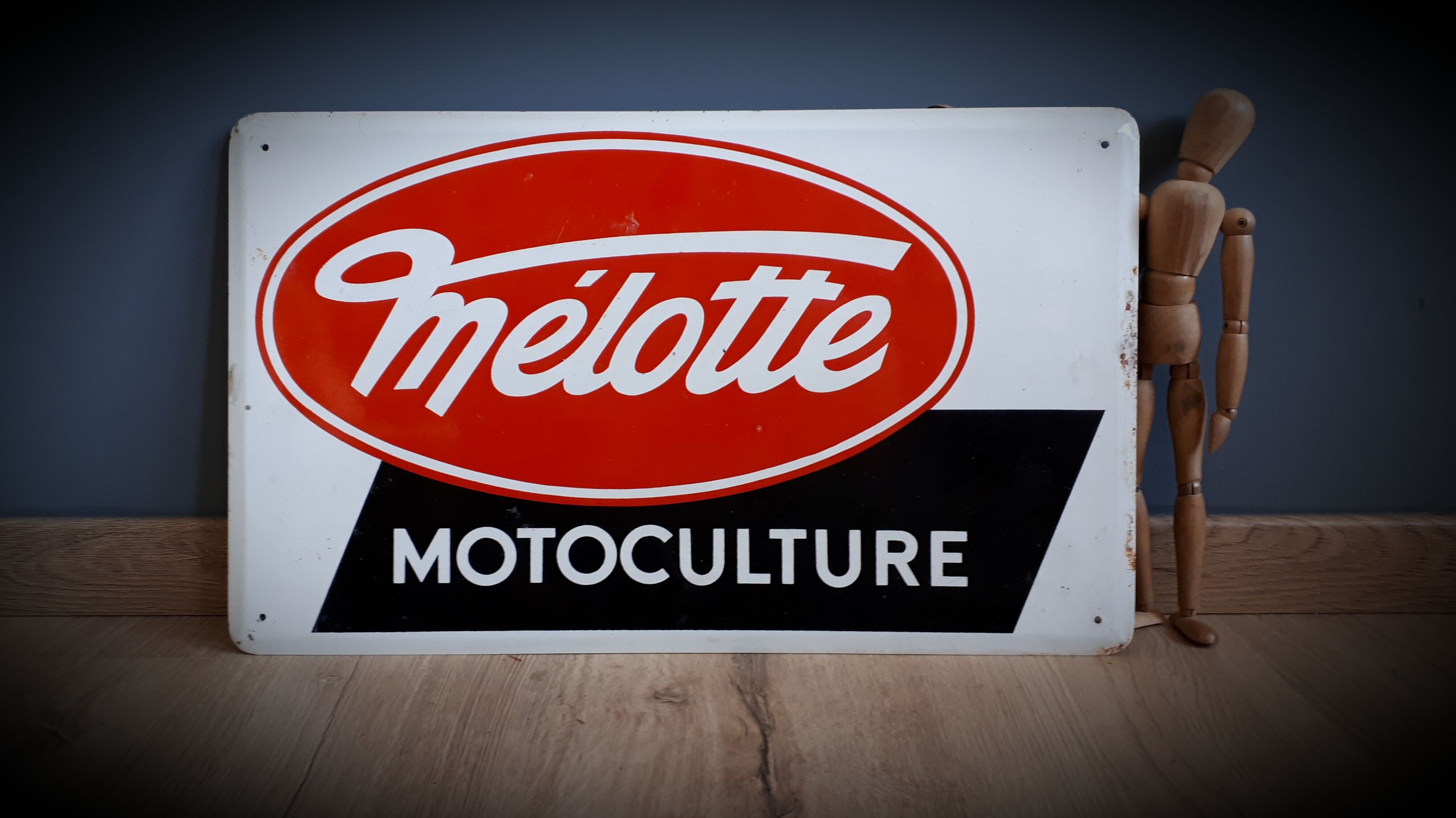 Melotte advertising plate