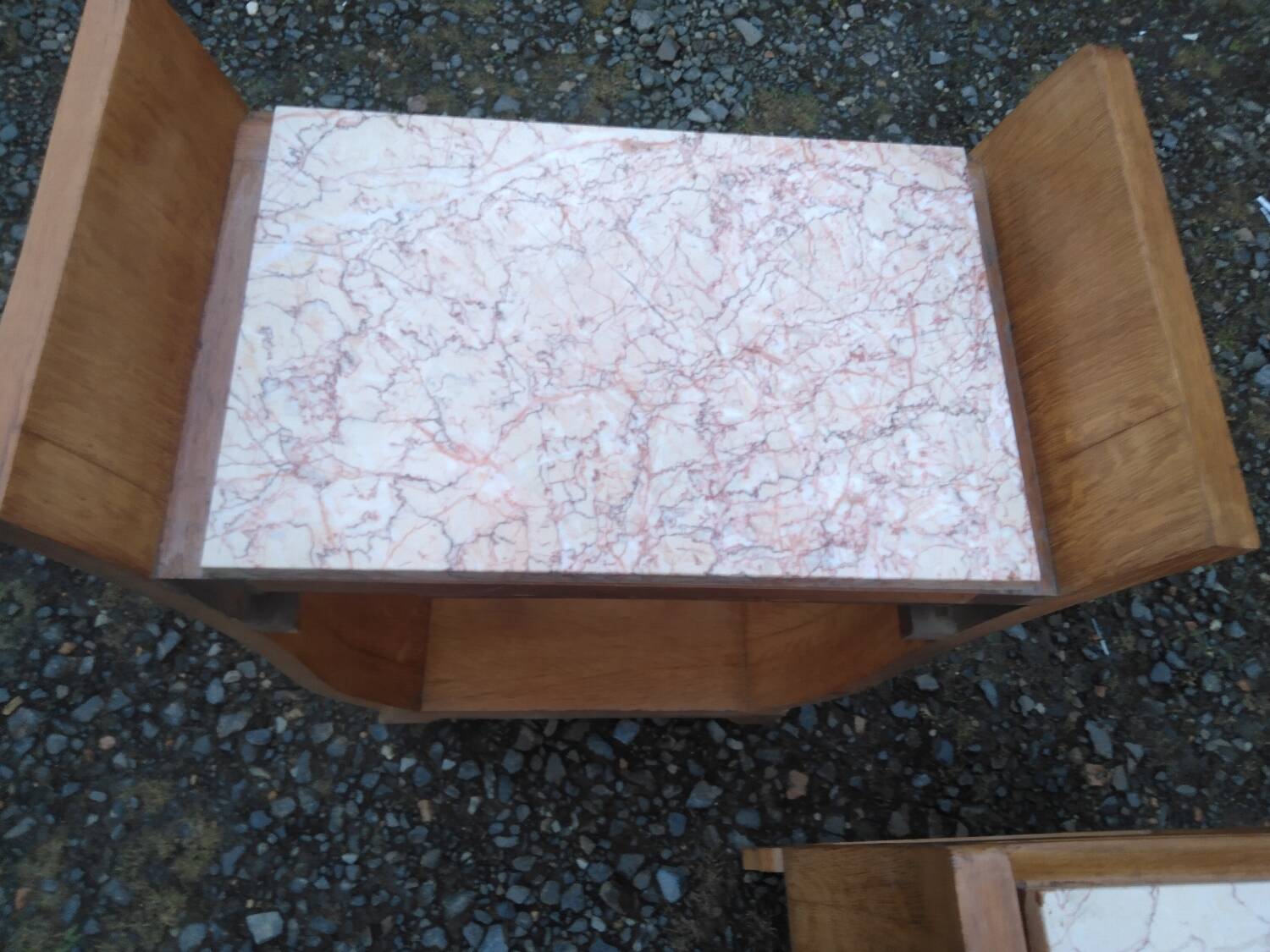 Pair of vintage bedside tables