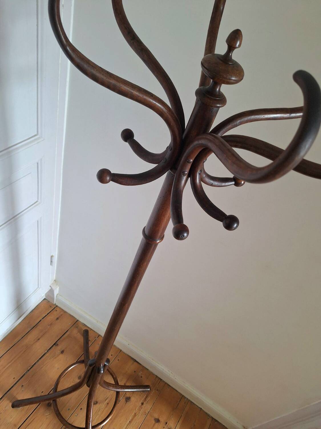 Vintage parrot coat racks, old furniture for entrance